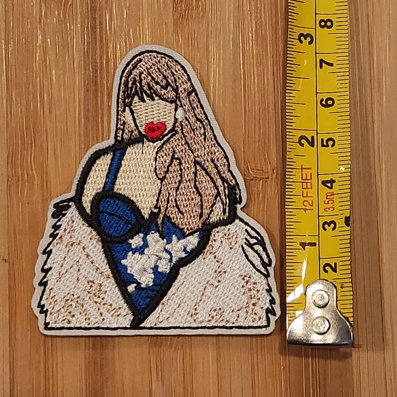 TAYLOR SWIFT Patch Taylor Swift Iron-on Patch Taylor Swift Embroidered Patch - Picture 1 of 1
